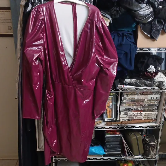 Fashion to Figure | Dresses | Fashion To Figure Number 2 Red Latex Like Bodycon Midi Dress With Puff Sleeves | Poshmark Fashion to Figure | Dresses | Fashion To Figure Number 2 Red Latex Like Bodycon Midi Dress With Puff Sleeves | Poshmark